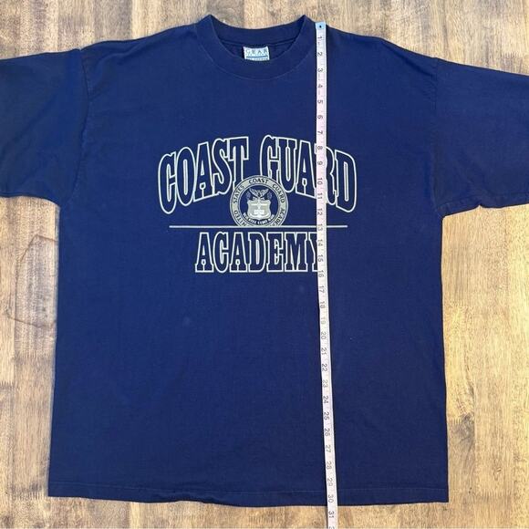 VTG Coast Guard Academy Tee Shirt Gear For Sports Made In USA Blue Unisex XL - Picture 7 of 8